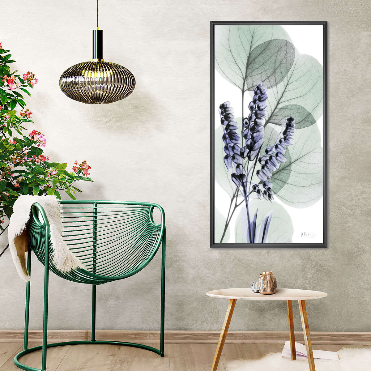 Very Peri Eucalyptus II Wall Art - Image 4