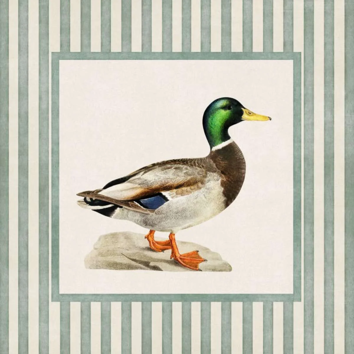 Vintage Bird Triptych Wall Art - Image 2