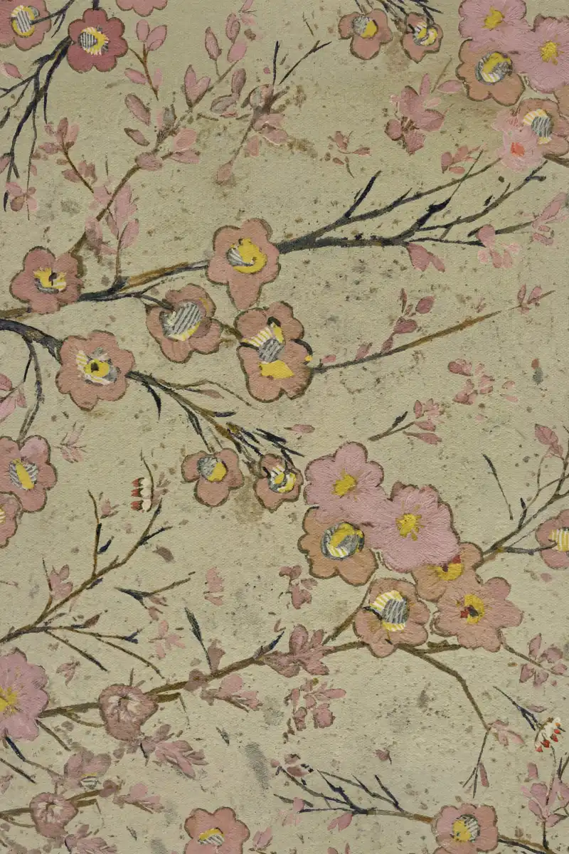 Vintage Cherry Blossom Branches Wall Art - Image 13