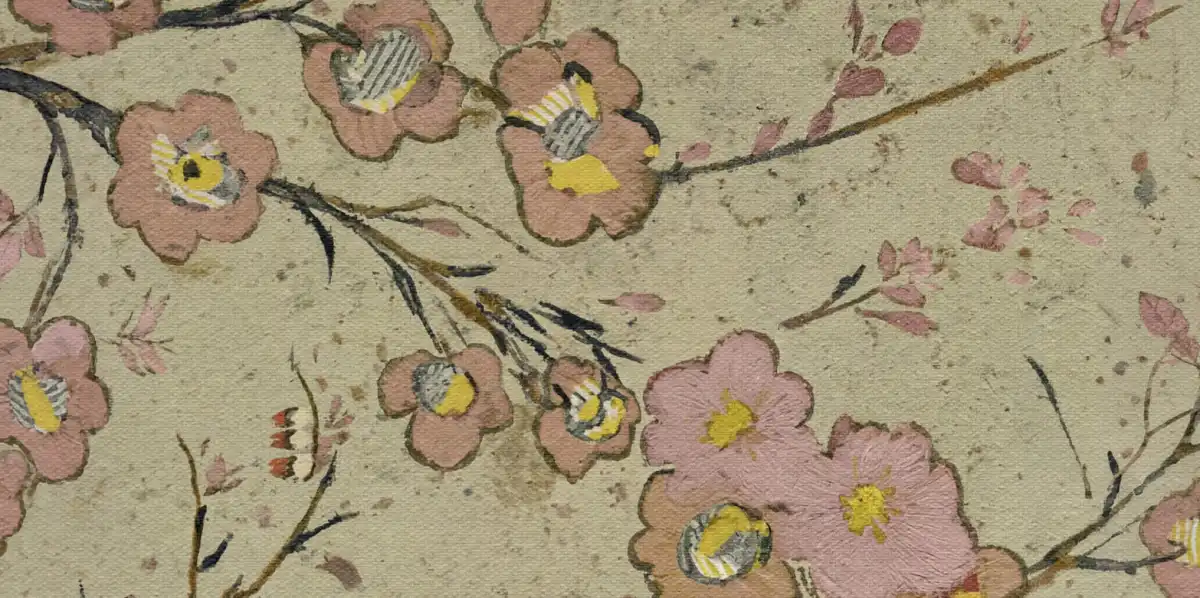 Vintage Cherry Blossom Branches Wall Art - Image 15