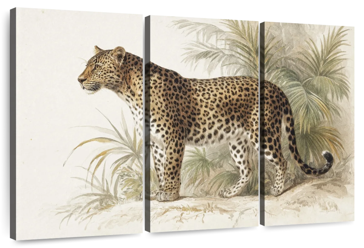 Vintage Leopard Print Wall Art - Image 10
