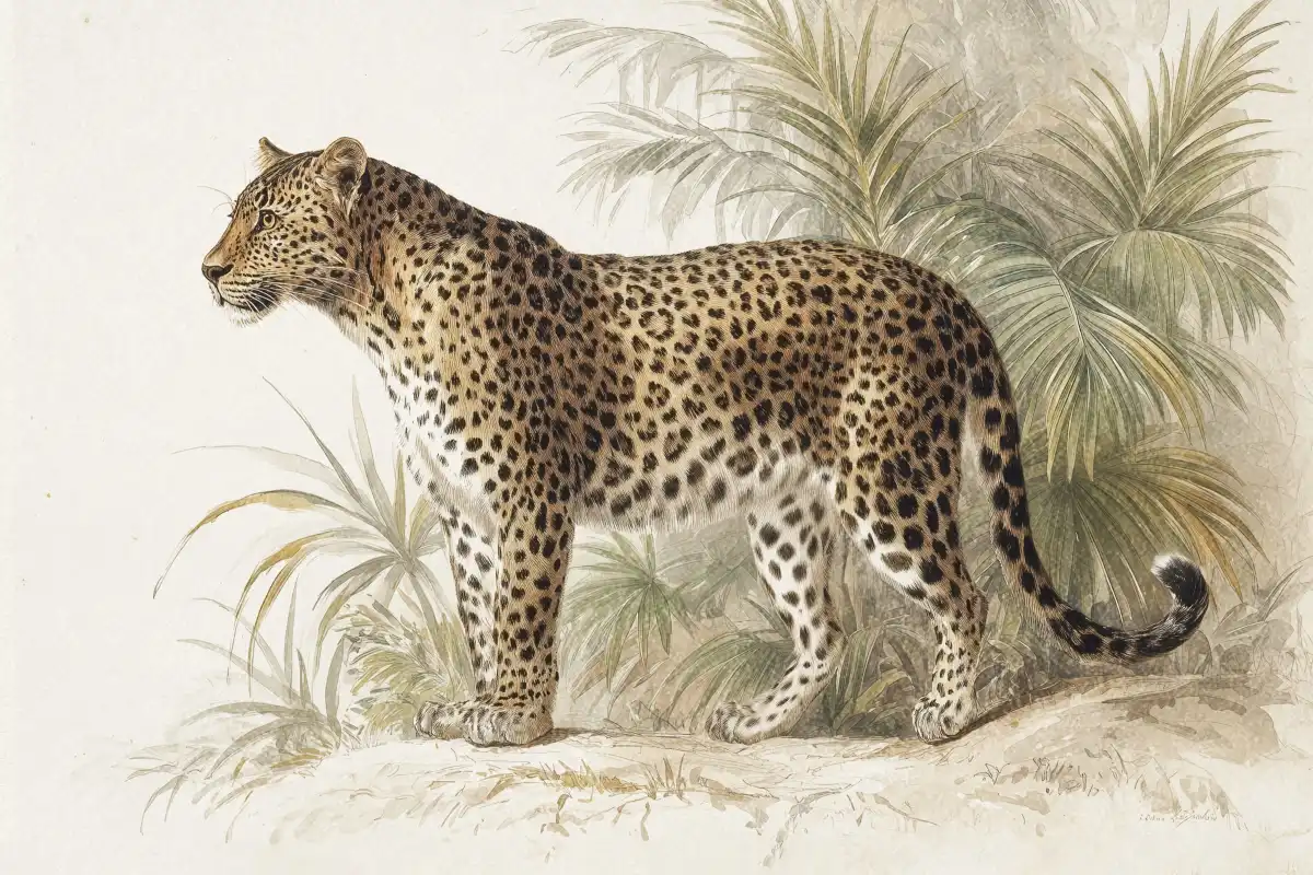Vintage Leopard Print Wall Art - Image 16