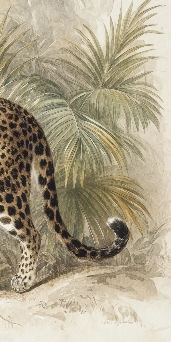 Vintage Leopard Print Wall Art - Image 20