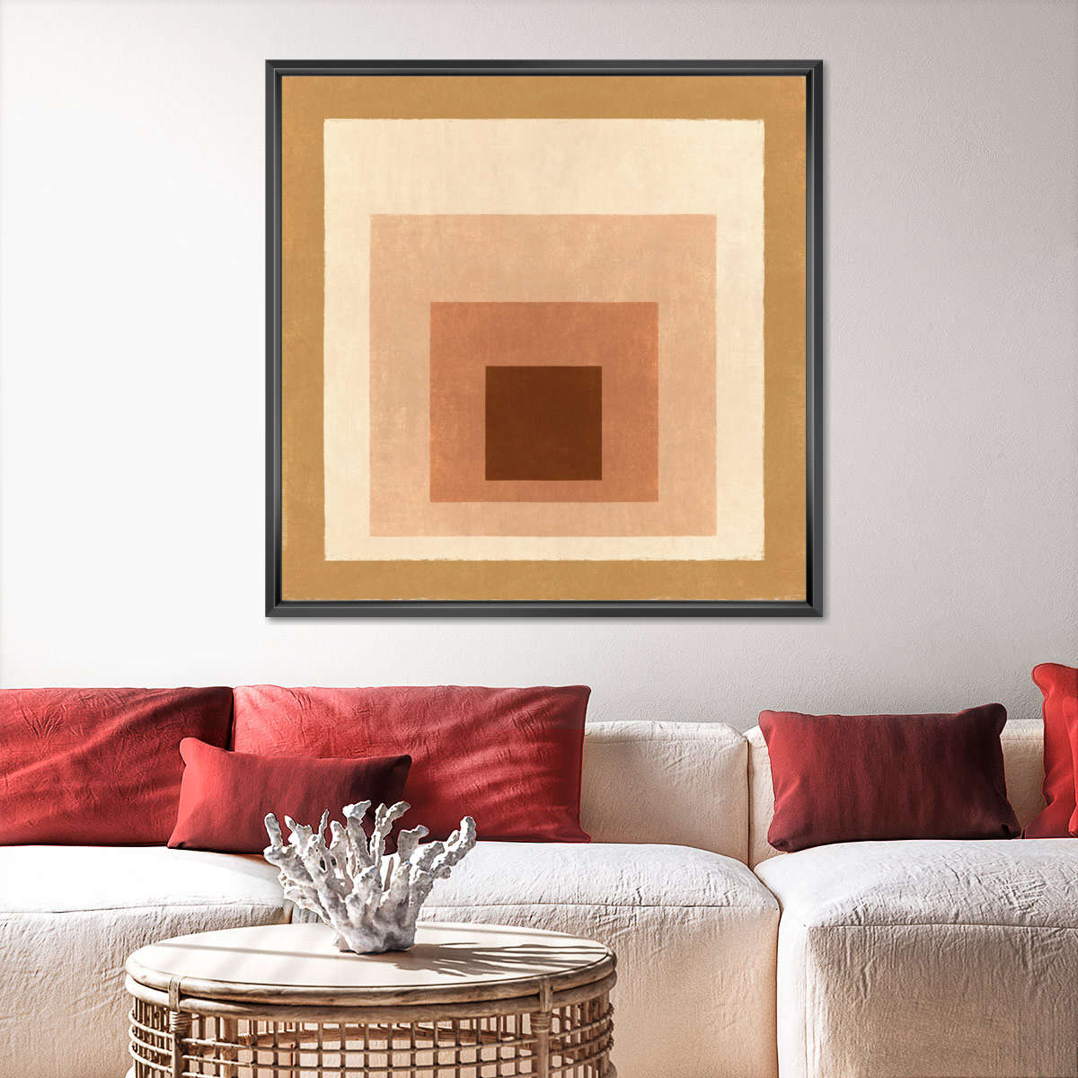 Warm Square Layers Wall Art - Image 5