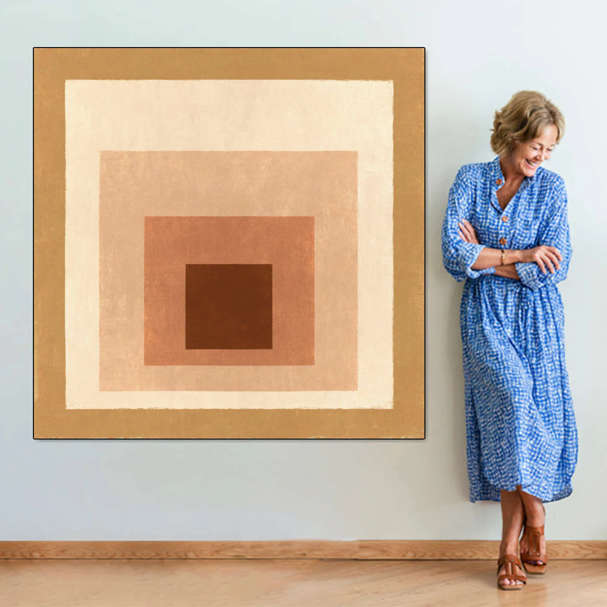 Warm Square Layers Wall Art - Image 7