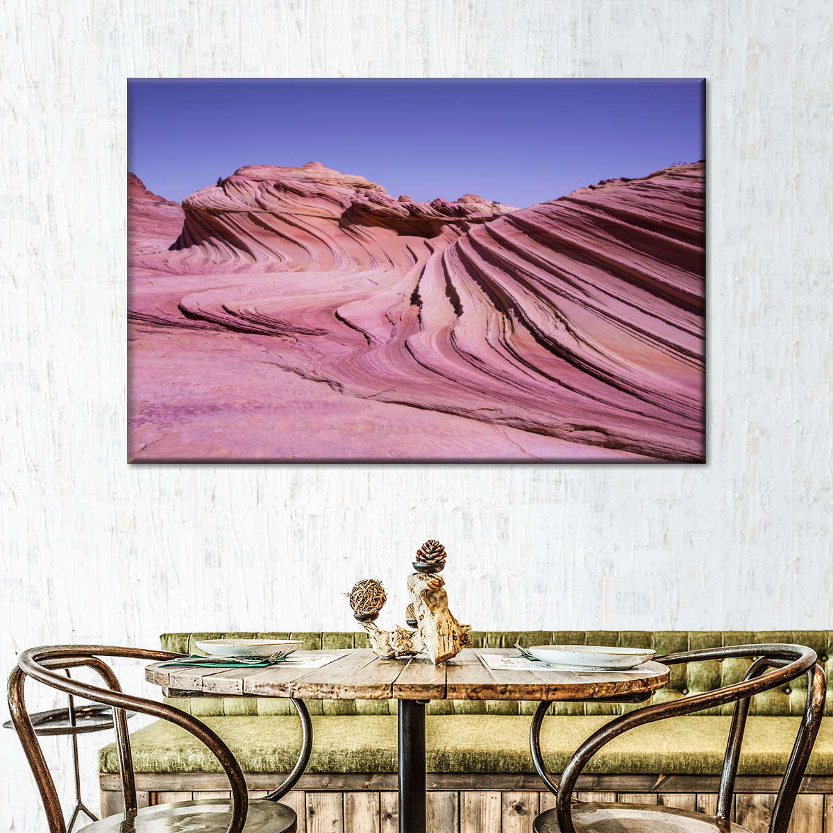 Waves Rocks Wall Art - Image 8