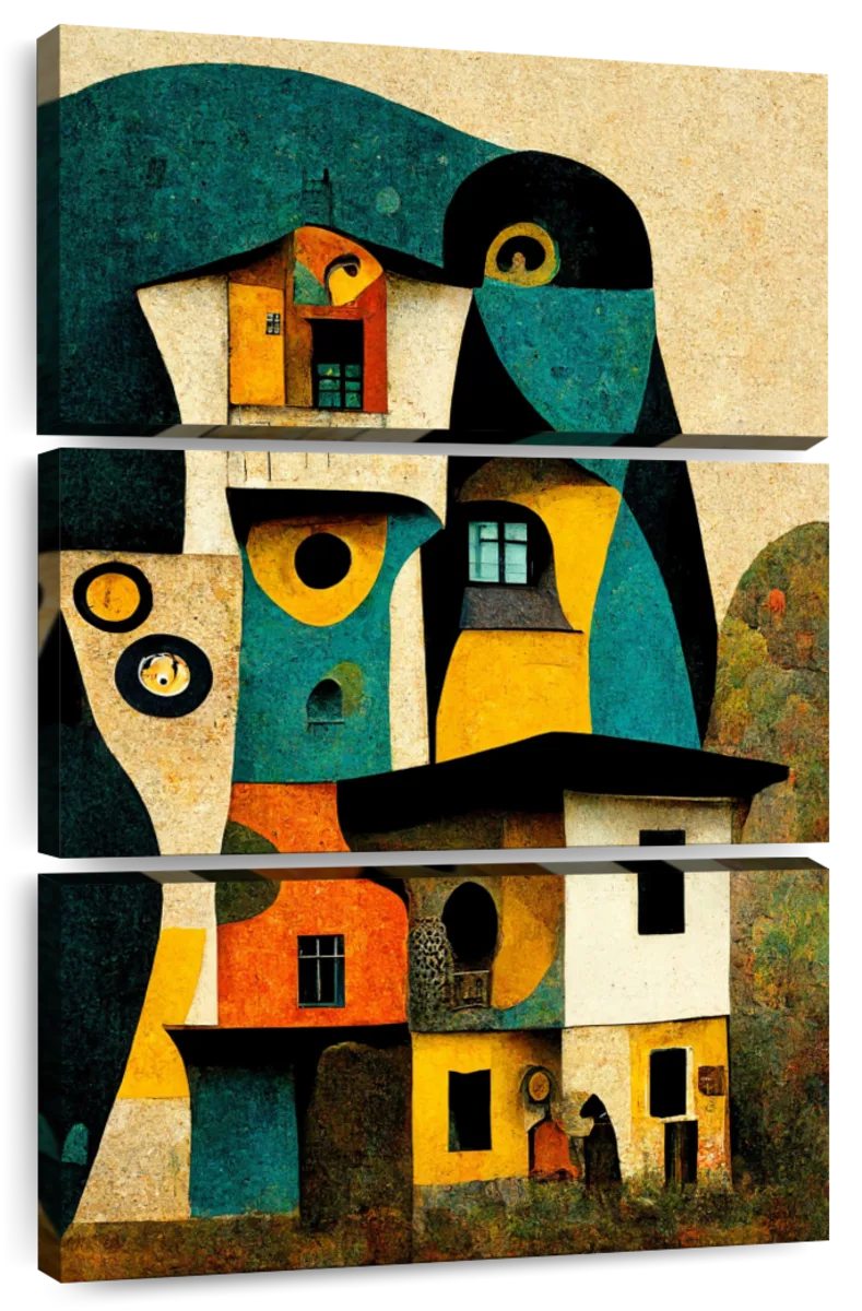 Whimsical Dwellings Wall Art - Image 8