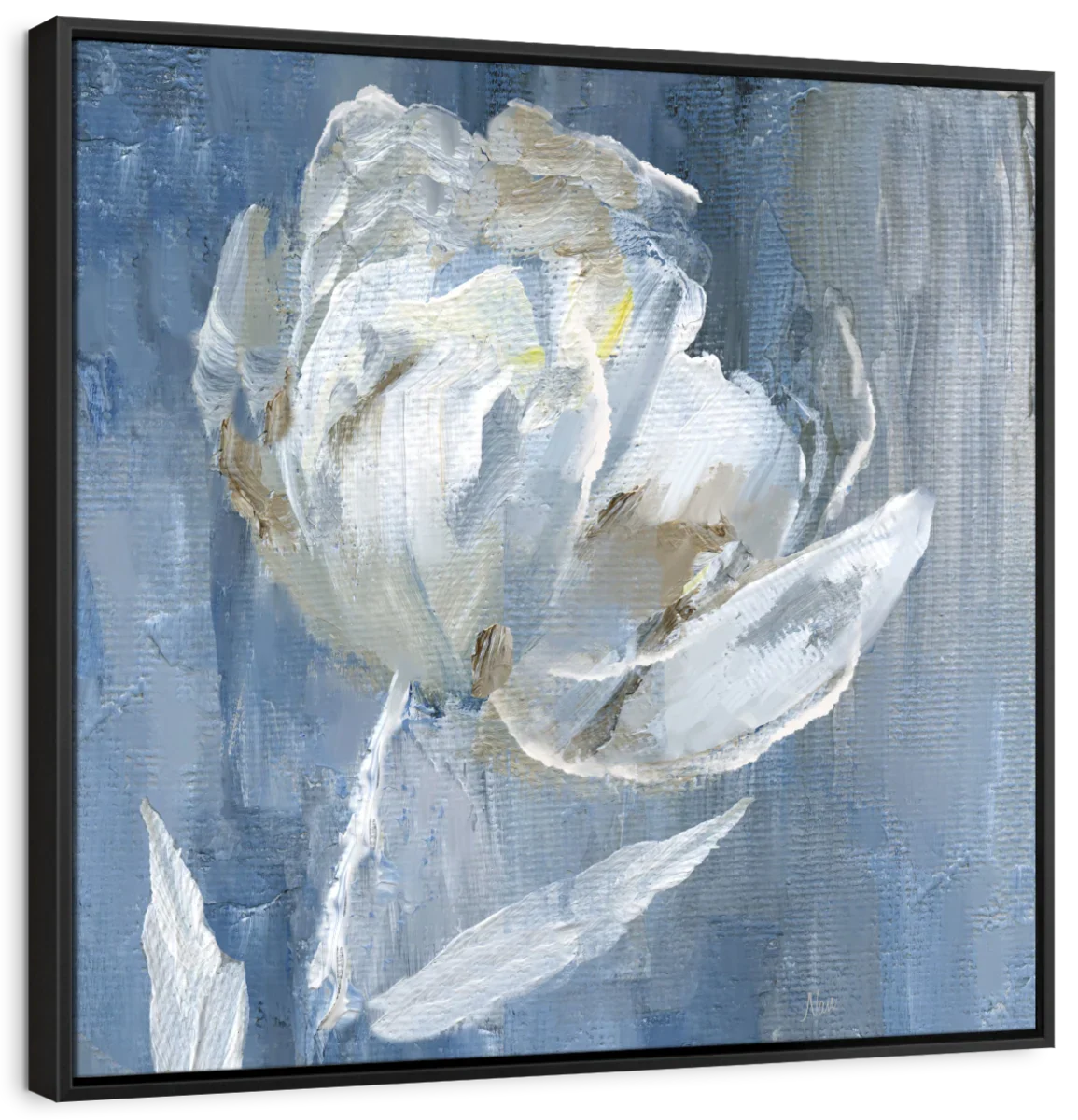 White on Blue I Wall Art - Image 9