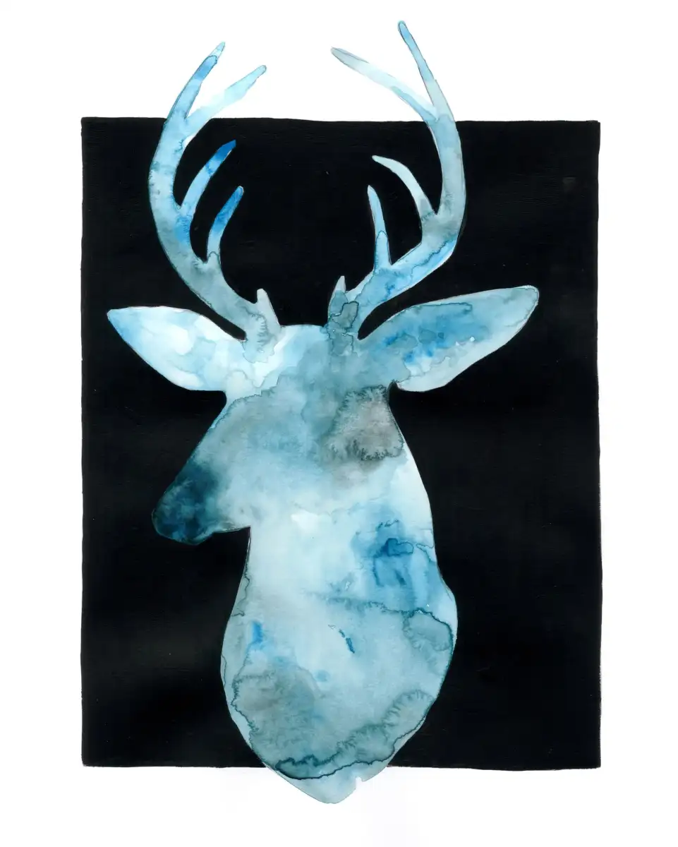 White Tail Bust II Wall Art - Image 8