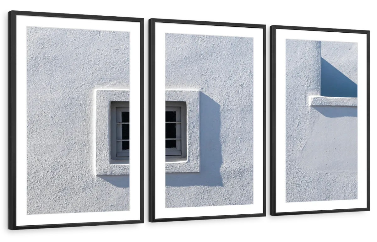 White Wall Window Shadow Wall Art - Image 13