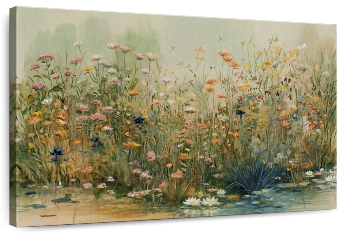 Wildflower Pond Wall Art