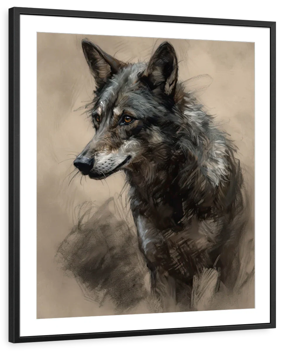 Wolf I Wall Art - Image 13
