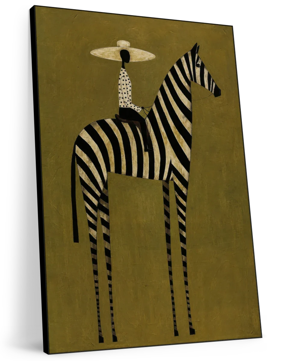 Zebra Rider Wall Art - Image 11
